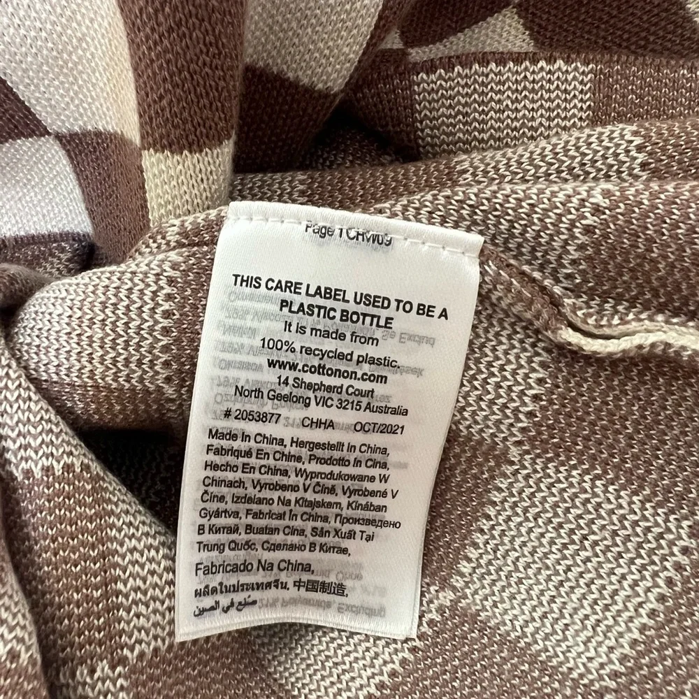 (NWOT) mini checkered dress - Picture 7 of 8